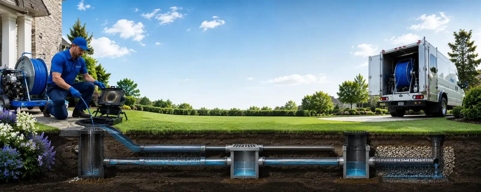 Outdoor drain cleaning information for Winslow, NE